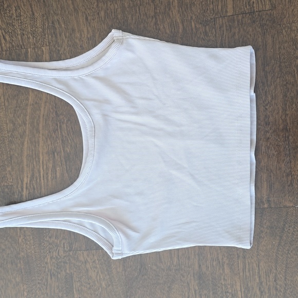 Cream Ribbed Tank Top - Picture 2 of 2